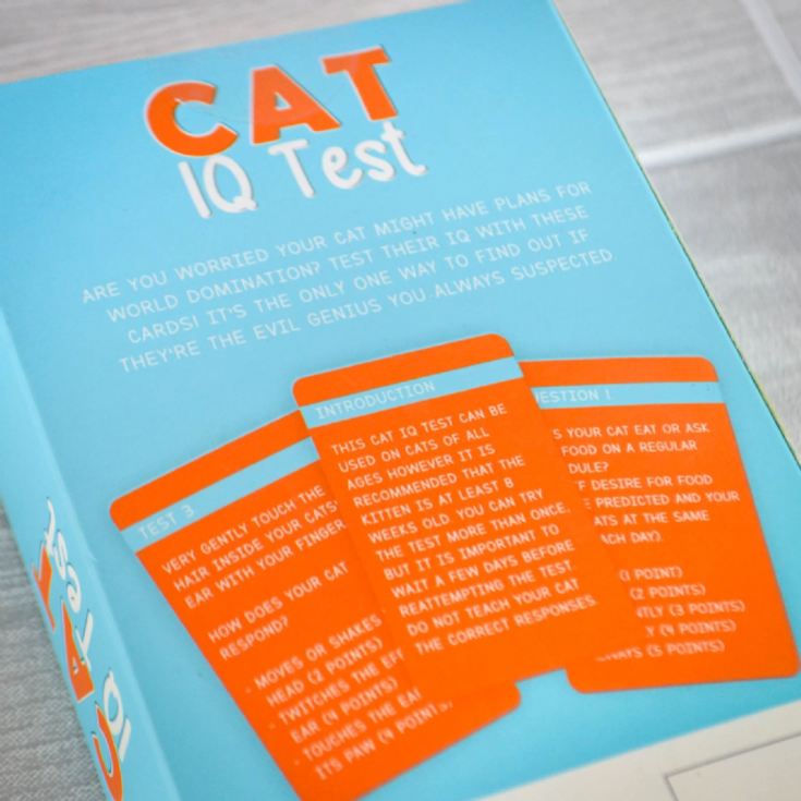 Cat IQ Test Pack of Cards The Gift Experience