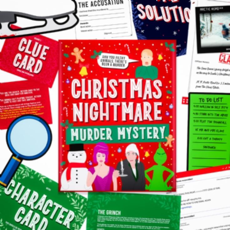 Christmas Nightmare Murder Mystery Game product image