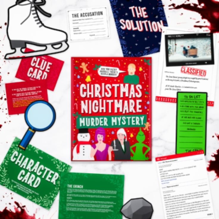 Christmas Nightmare Murder Mystery Game product image