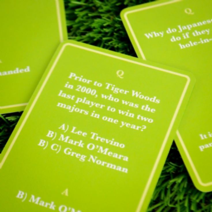 Golf Trivia Card Pack product image