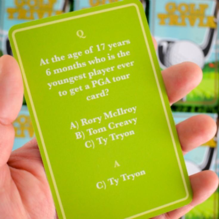 Golf Trivia Card Pack product image