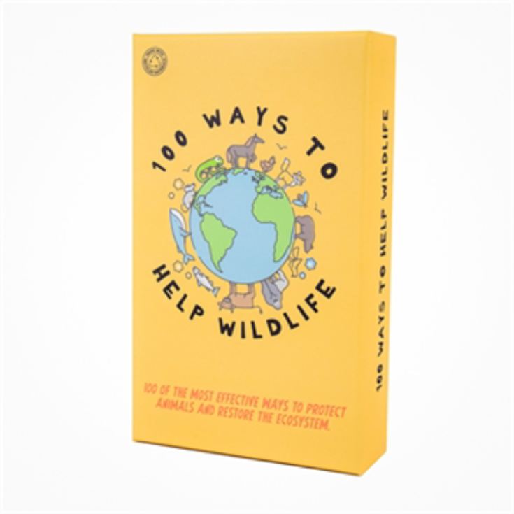 100 Ways to Help Wildlife Cards product image
