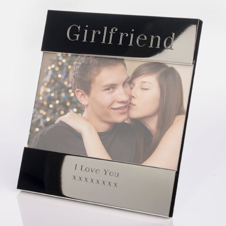 Engraved Girlfriend Photo Frame product image