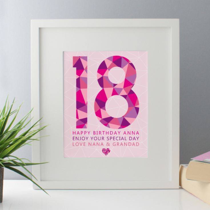 personalised gifts 18th birthday girl