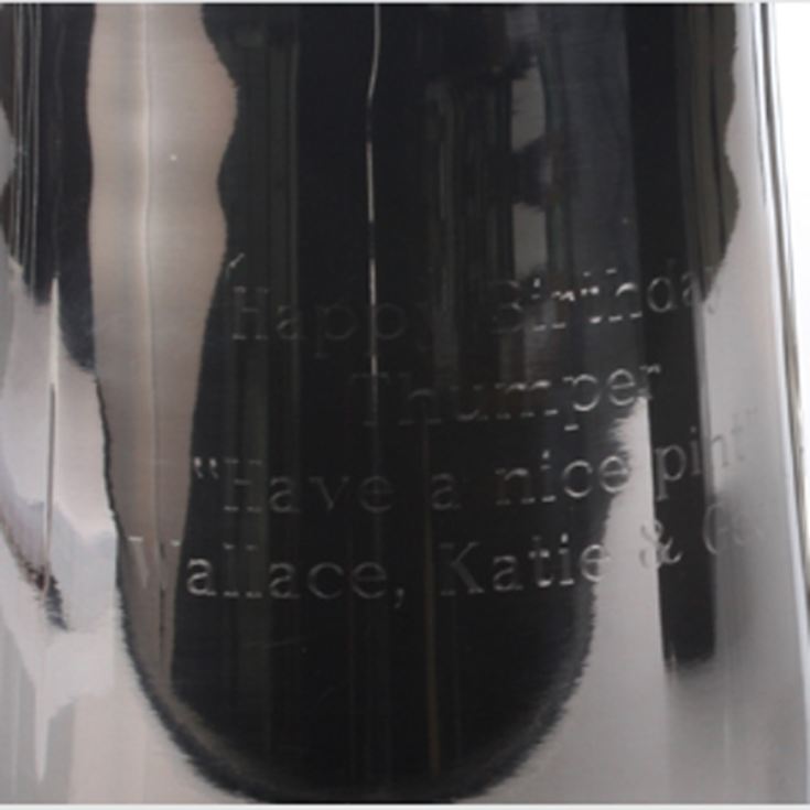 Engraved Glass Bottom Pint Tankard product image