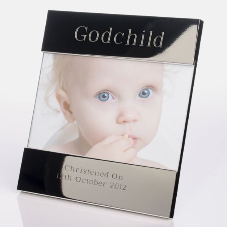 Engraved Godchild Photo Frame product image