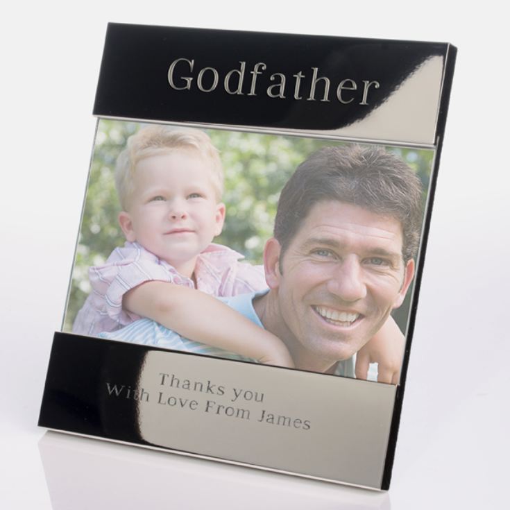 Engraved Godfather Photo Frame product image