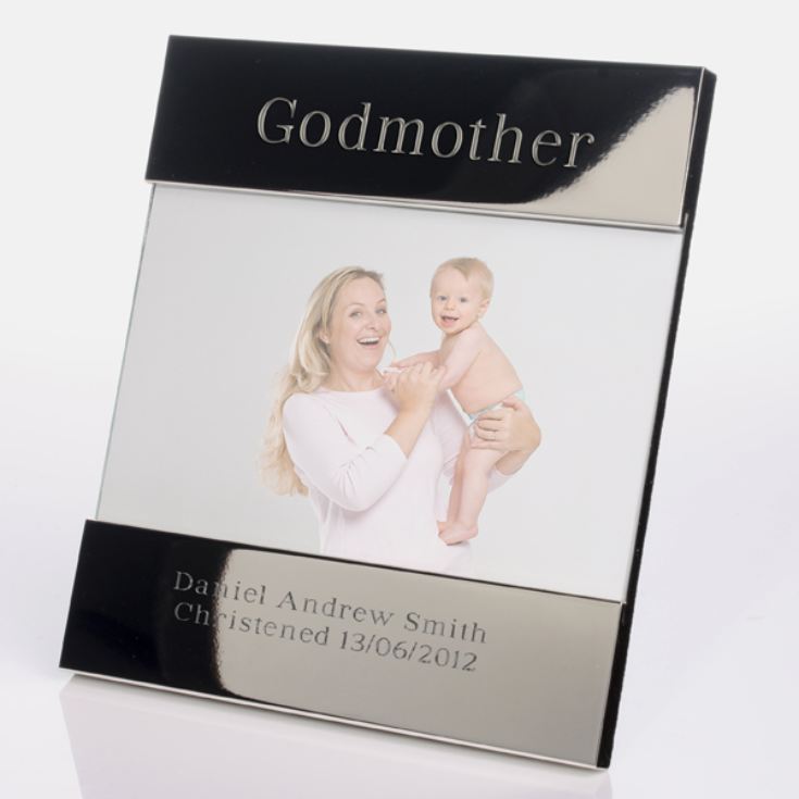 Engraved Godmother Photo Frame product image