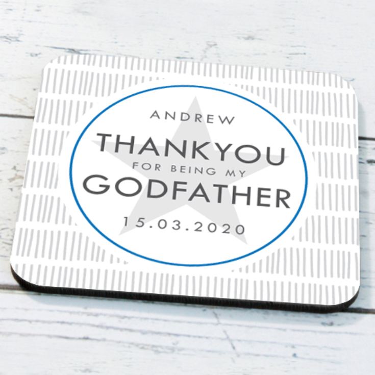 Personalised Godfather Mug & Coaster Set product image