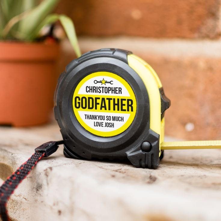 Personalised Godfather Tape Measure product image