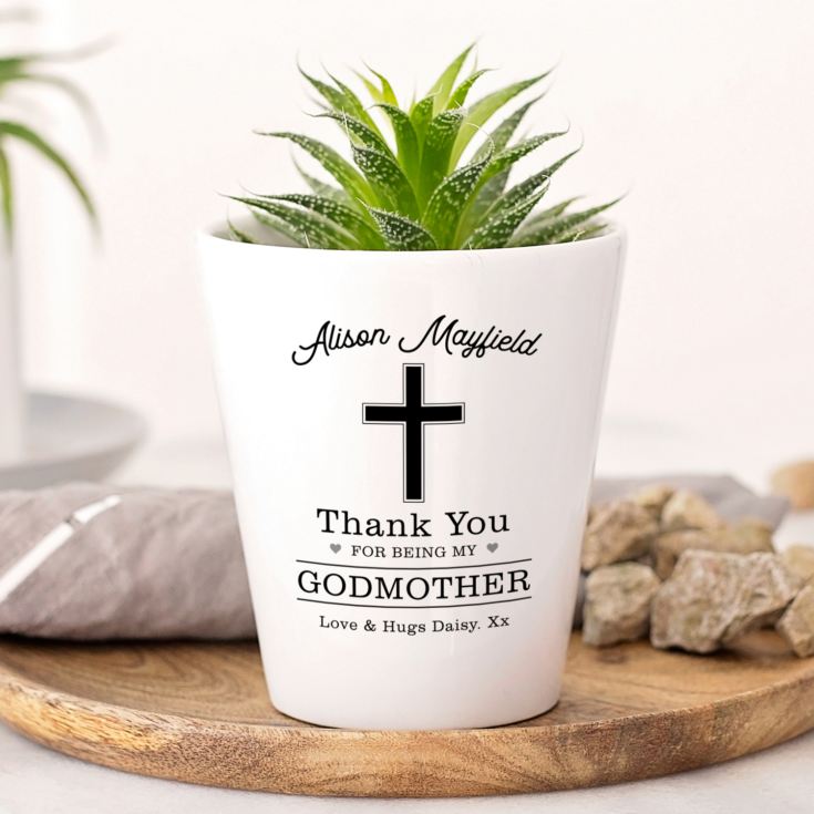 Personalised Godmother Plant Pot product image
