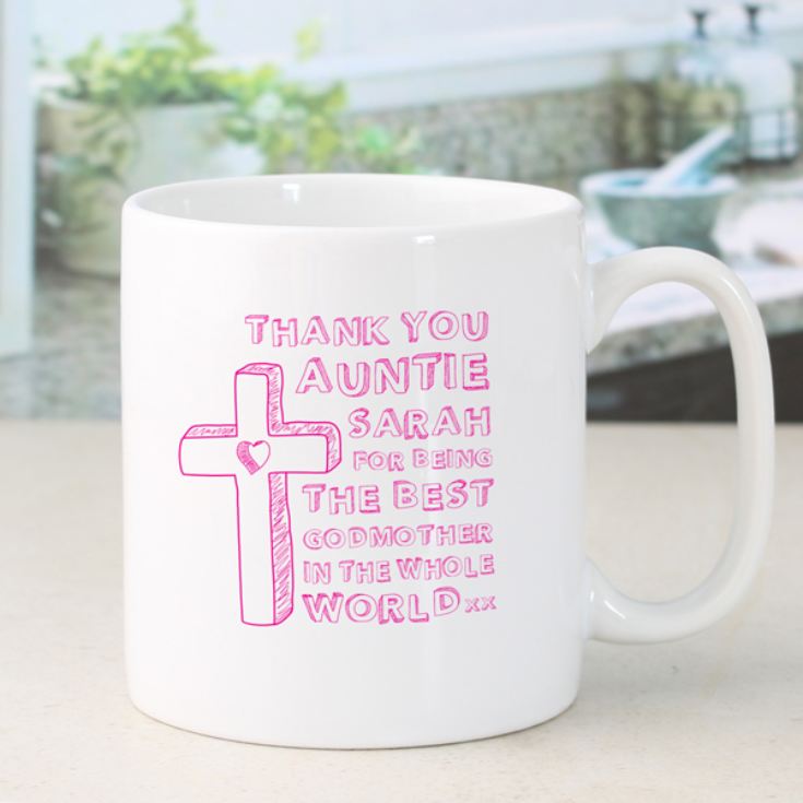 Personalised Godmother Mug Sketch Style product image