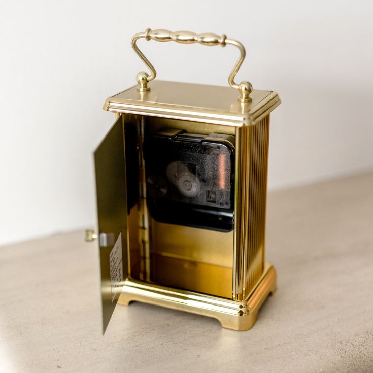 Personalised Gold Finish Carriage Clock product image