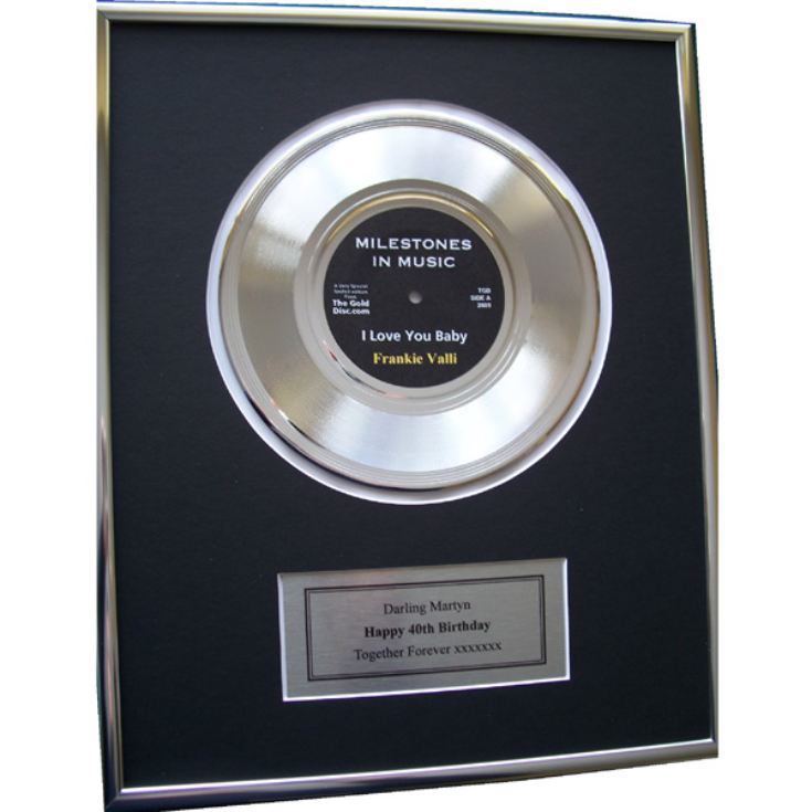 Personalised Gold Disc product image