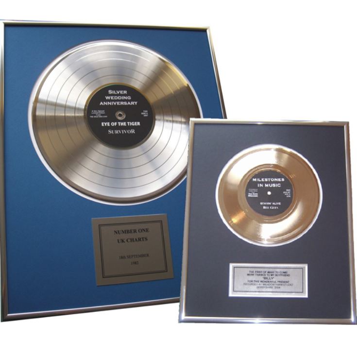 Personalised Gold Disc - First Anniversary Edition product image