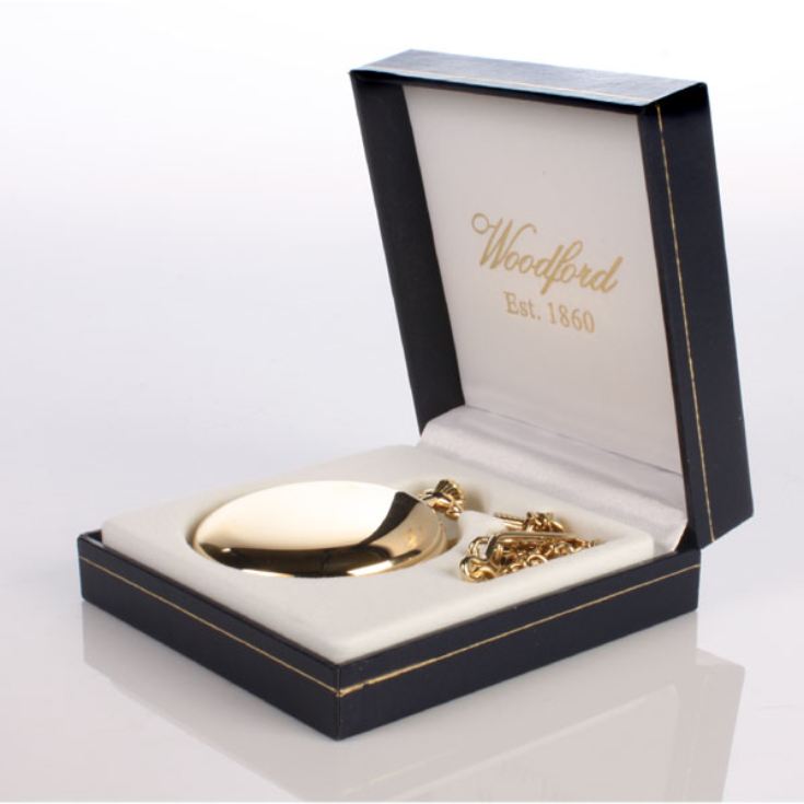 Gold Plated Personalised Pocket Watch product image