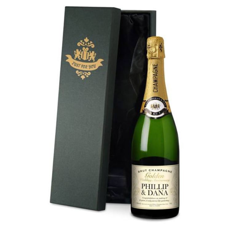 Personalised Golden Anniversary Champagne product image