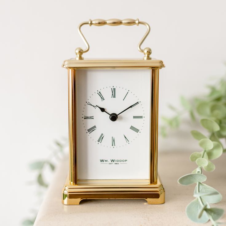 Personalised Gold Finish Carriage Clock product image