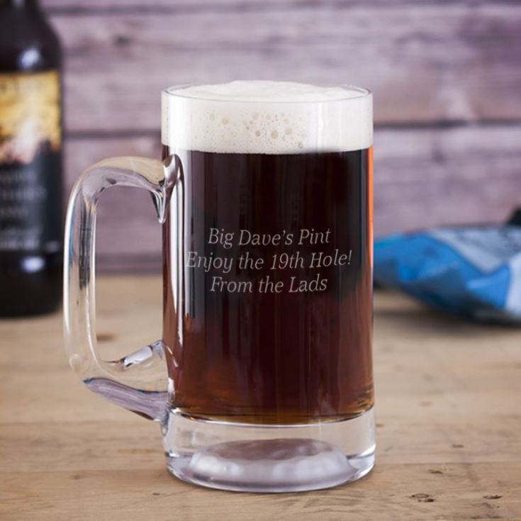 Personalised Golf Ball Pint Tankard product image