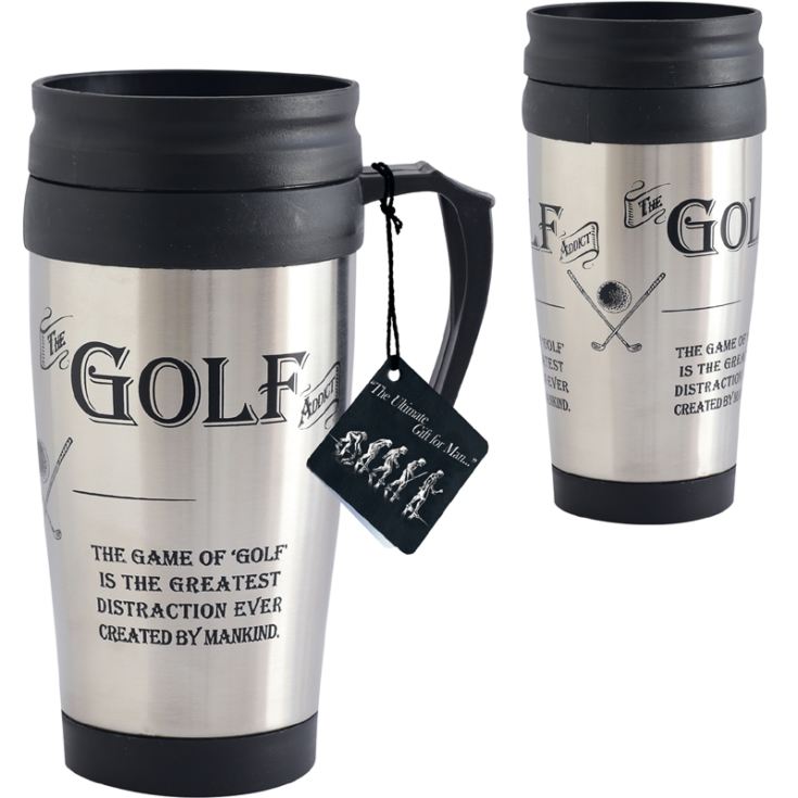 Golf Fan Thermos Travel Mug The Gift Experience