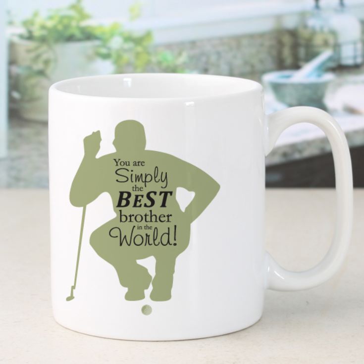 Personalised Simply The Best Golfer Design Mug product image