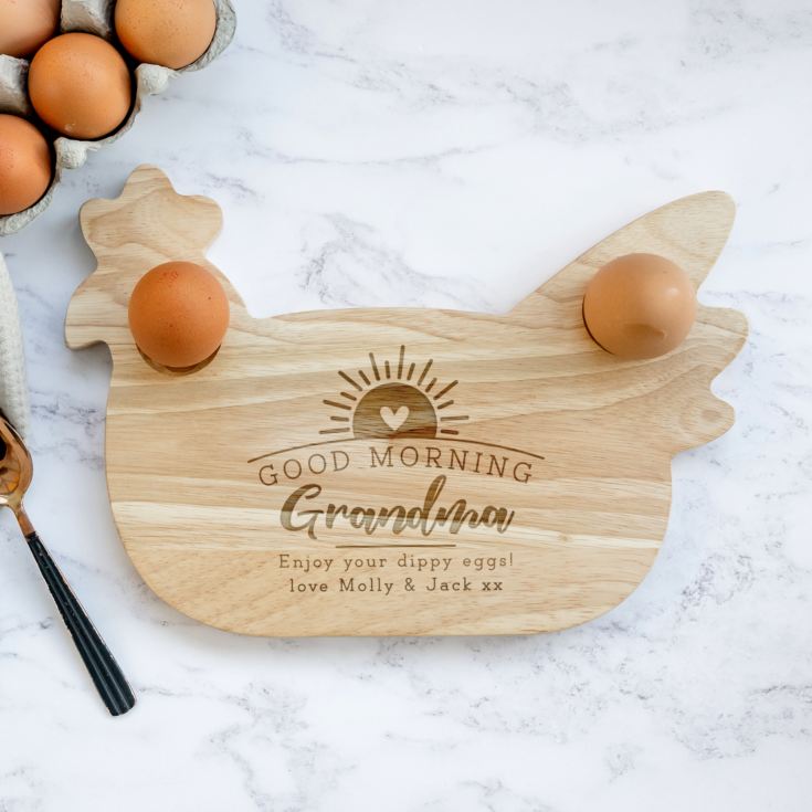 Personalised Good Morning Chicken Breakfast Board product image
