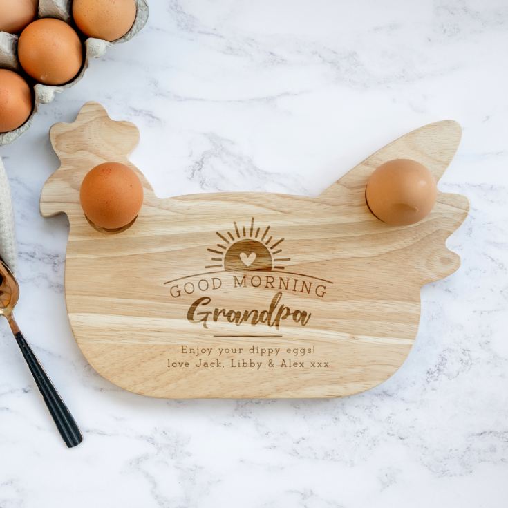 Personalised Good Morning Chicken Breakfast Board product image