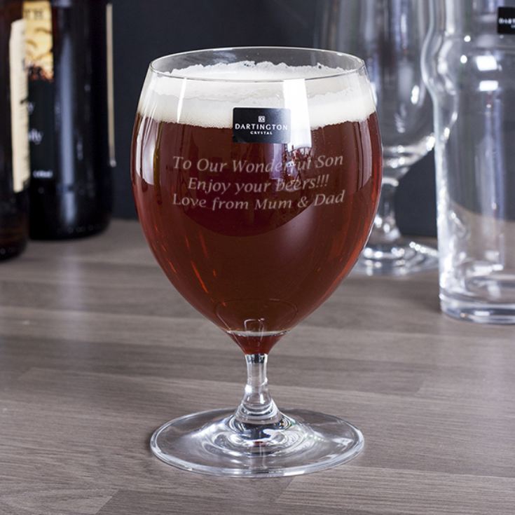 Dartington Three Cheers For Beers Personalised Glasses Set The Gift Experience