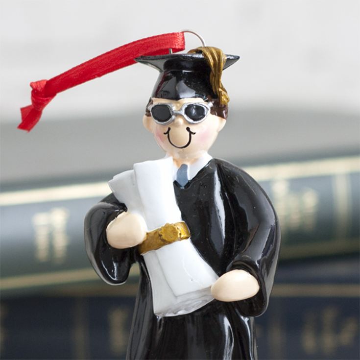 Personalised Graduate Boy Hanging Ornament product image