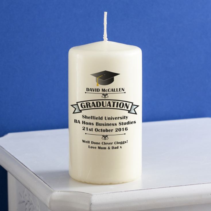 Personalised Graduation Candle product image