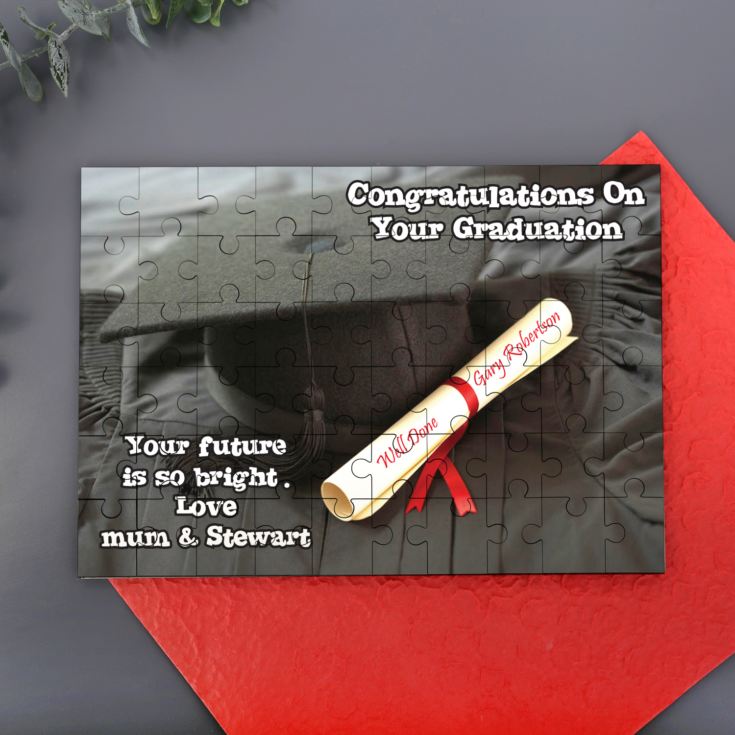 Graduation Message On a Jigsaw product image