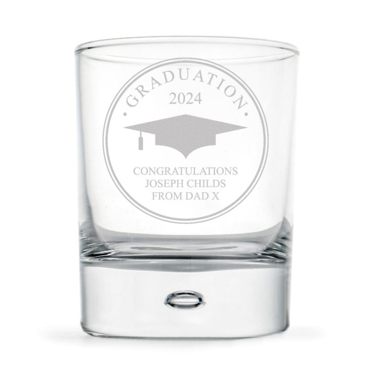 Personalised Graduation Whisky Tumbler product image