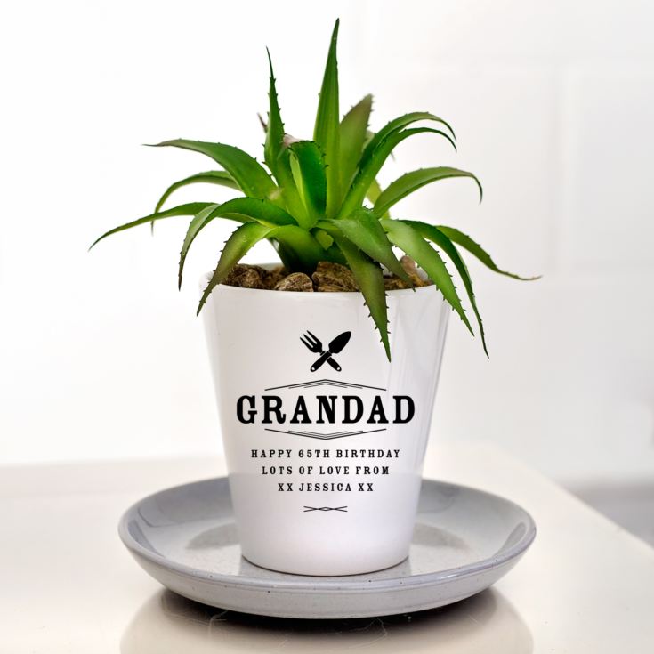 Grandad Personalised Plant Pot product image