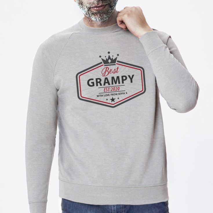 Personalised Grandad Grey Sweatshirt product image