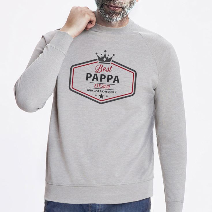 Personalised Grandad Grey Sweatshirt product image