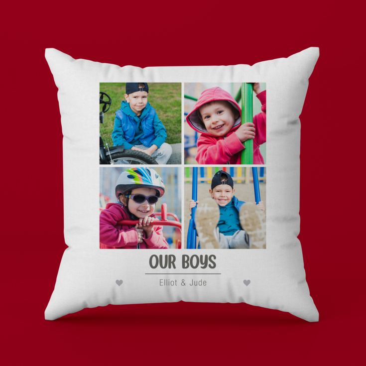 Personalised Grandchildren Multi Photo Cushion product image