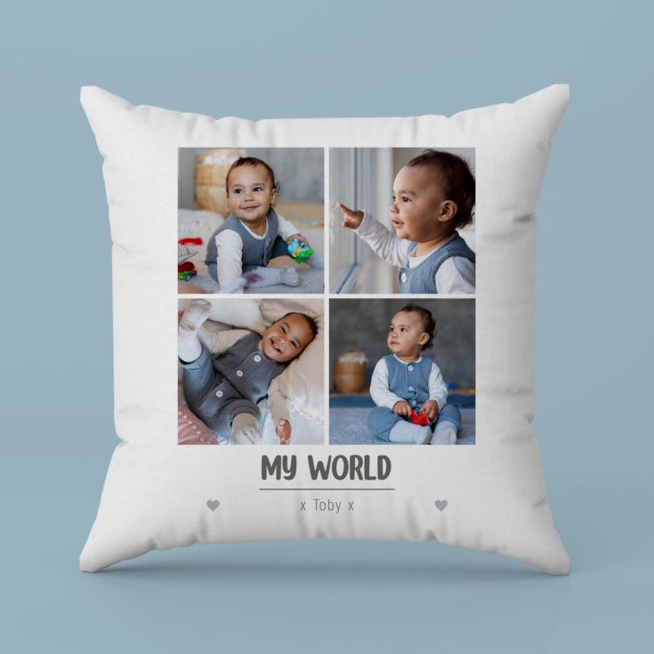 Personalised Grandchildren Multi Photo Cushion product image