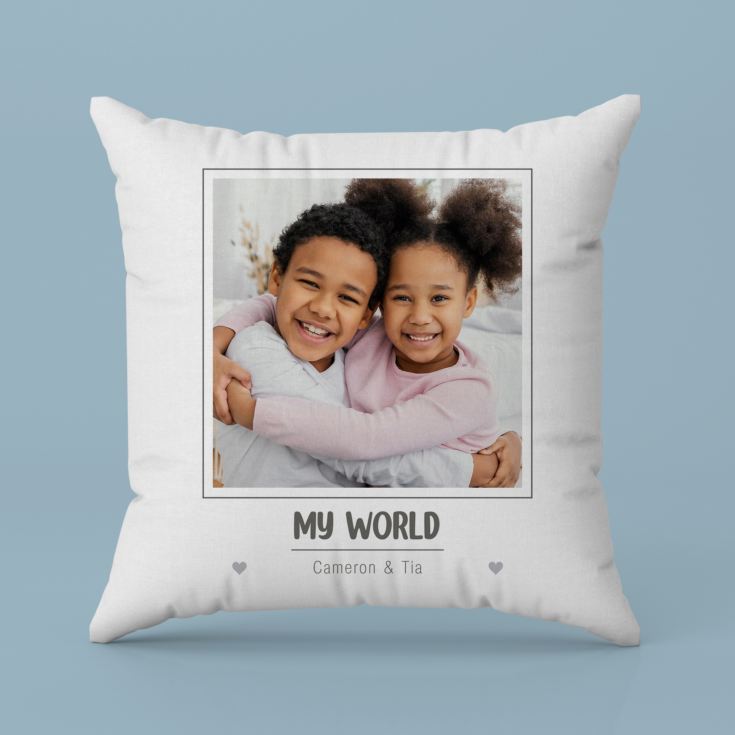 Personalised Grandchildren Photo Upload Cushion product image