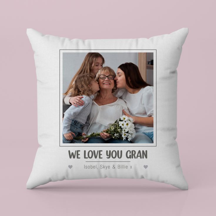 Personalised Grandchildren Photo Upload Cushion product image