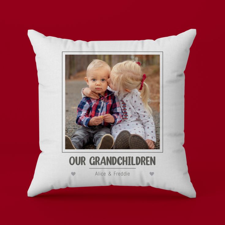 Personalised Grandchildren Photo Upload Cushion product image