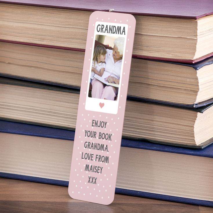 Personalised Grandma Photo Upload Bookmark product image