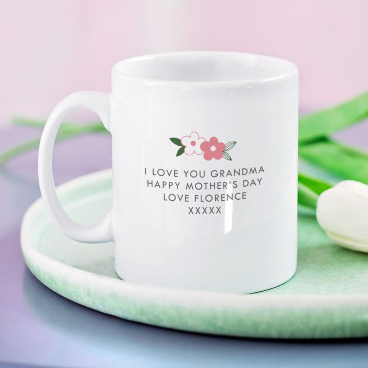 Personalised Grandma T-shirt And Mug Bundle product image