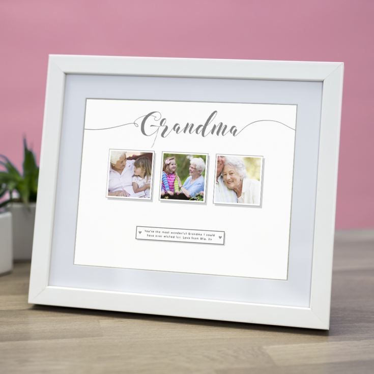 Personalised Grandma Multi Photo Upload Framed Print product image