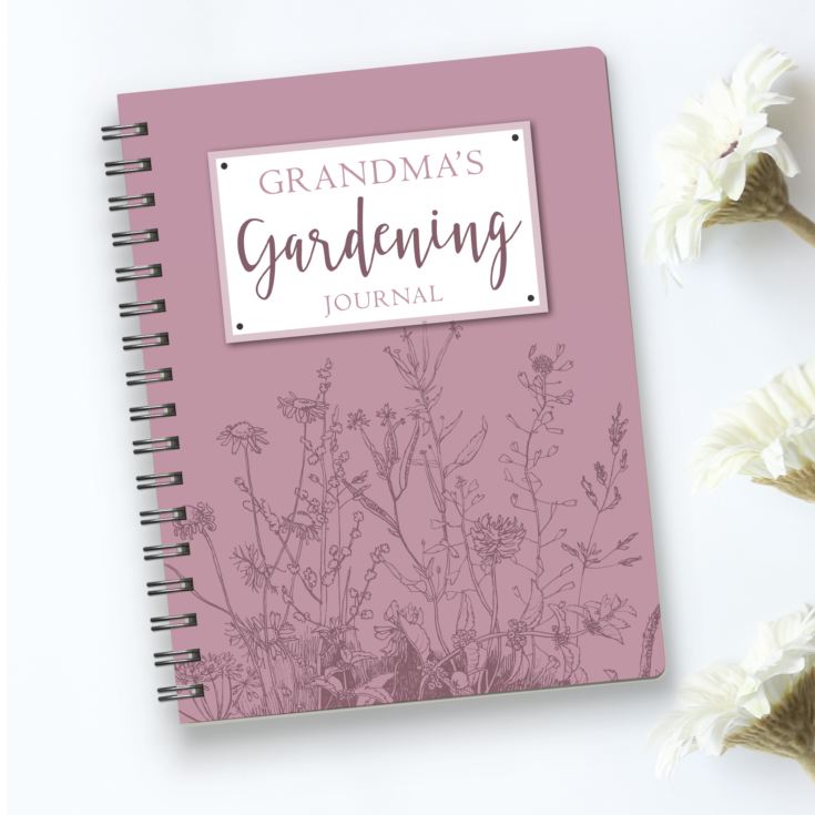 Personalised Grandmas Gardening Journal Notebook product image