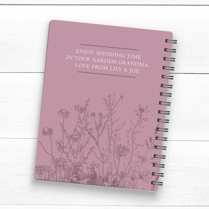 Personalised Grandmas Gardening Journal Notebook product image