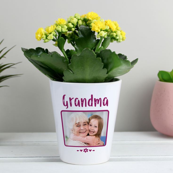 Personalised Grandma Photo Plant Pot product image