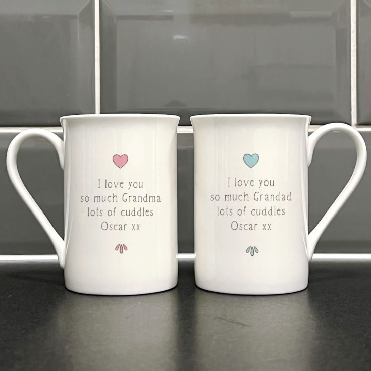 Personalised Grandparents Bone China Mugs product image