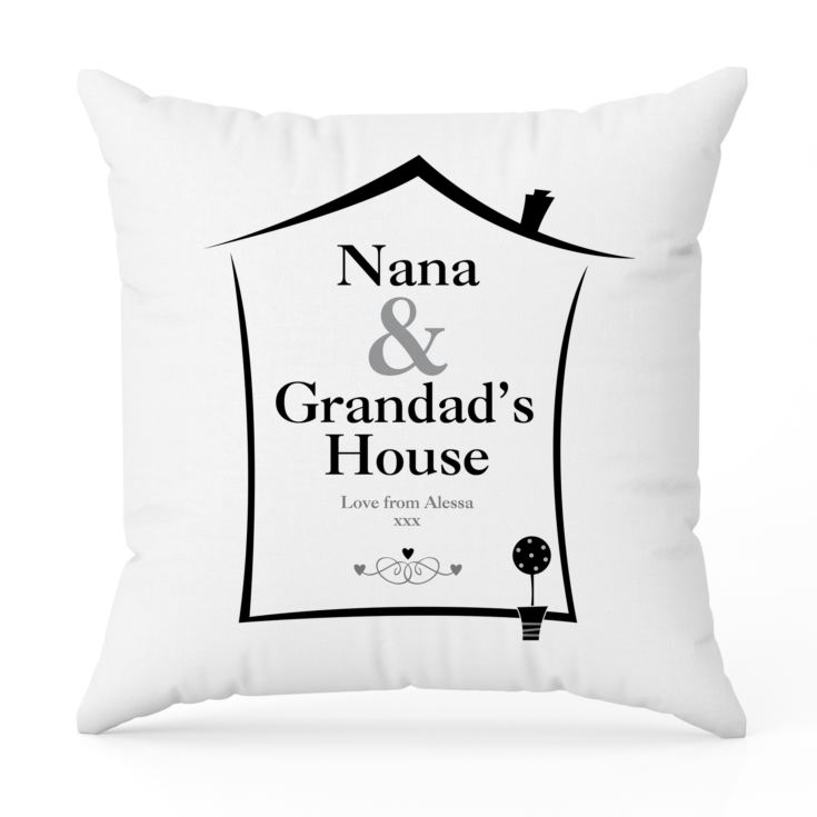 Grandparents House Personalised Cushion product image