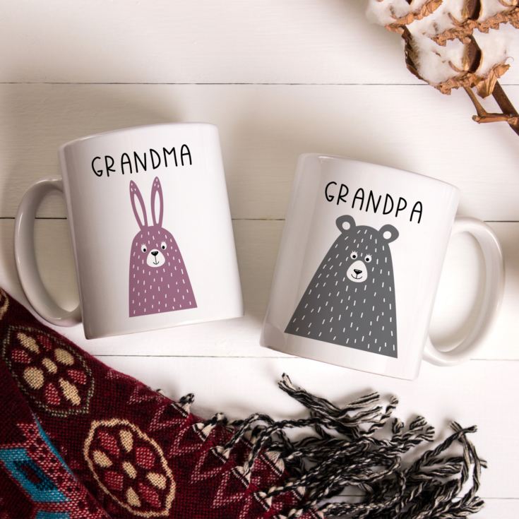 Personalised Pair Of Grandparents Mugs product image