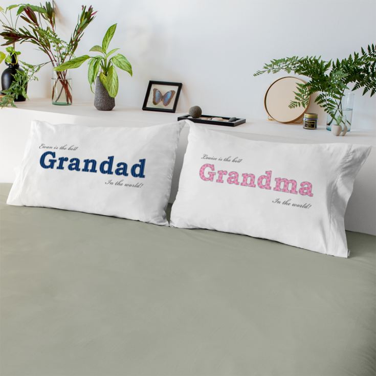 Grandparents Personalised Pillowcases product image